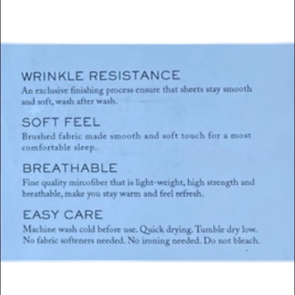 Ivory Deep Pocket Microfiber Sheet Set - Picture 5 of 5